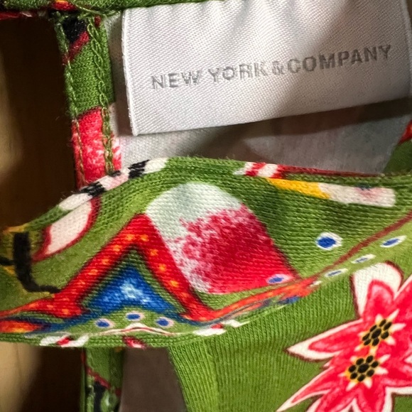 New York & Company Floral Print Halter Dress keyhole retro sz medium brand new - Picture 8 of 10